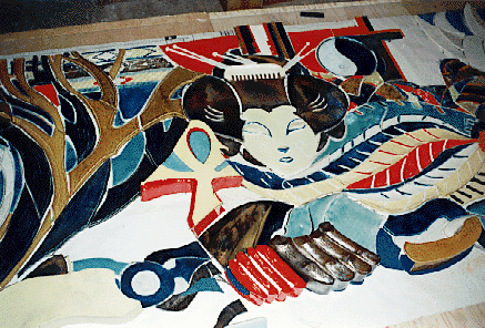 Ruggles mural detail